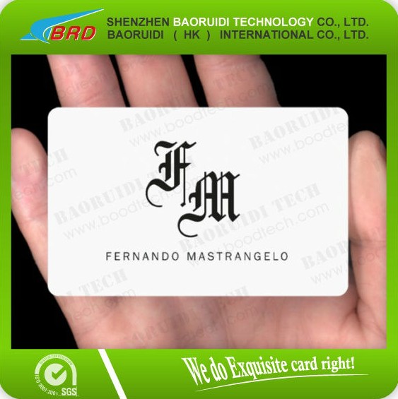 embossed business cards
