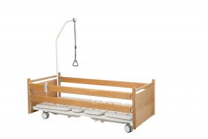 China Adjustable Home Care Adjustable Beds , Elderly Medical Supplies Hospital With Wheels on sale