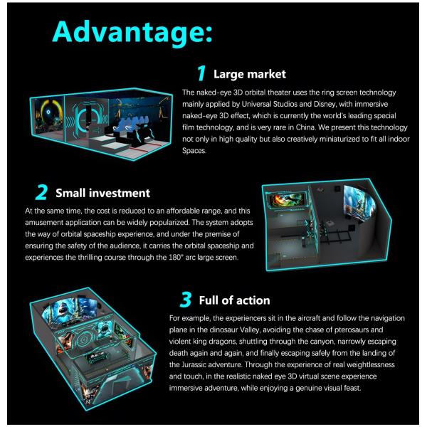 Orbit Cinema Immersive Projector 5D Visual Motion Immersive Track