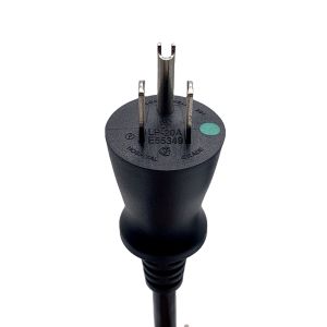 Buy cheap 3 Pin USA Power Cord NEMA 5-15P To IEC C13 Green Dot US Medical Plug from wholesalers
