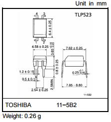 Programmable Controllers Dc-Output Module Solid State Relay TLP523-2