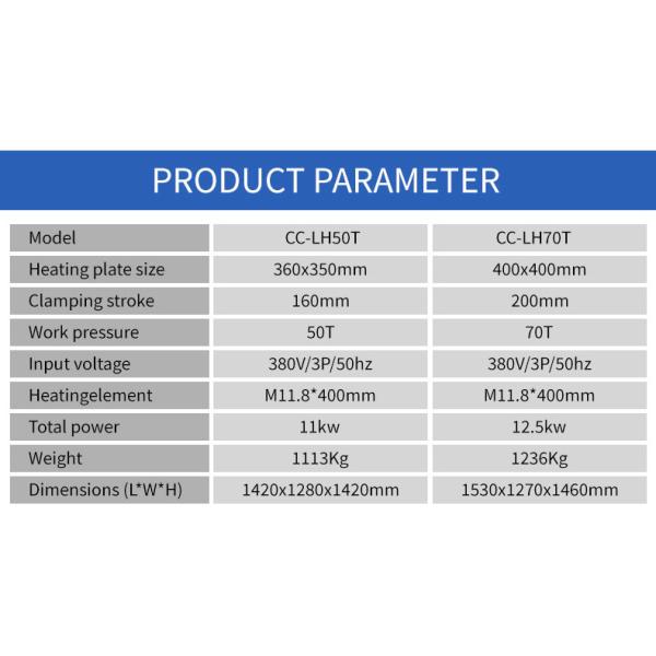 1273KG Silicone Plate Hot Vulcanizing Machine