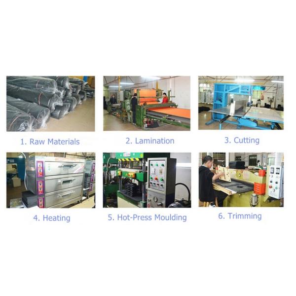 Reusable 3mm Felt EVA Pencil Case Dark Grey Nylon Pencil Pouch