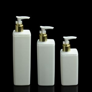 China 300ml 400ml 500ml PE Bottle With Outer Cover Shampoo Bottle on sale