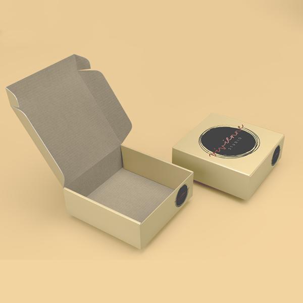 Kraft Paper Cardboard Cosmetic Shipping Boxes Corrugated Mail Packaging Boxes