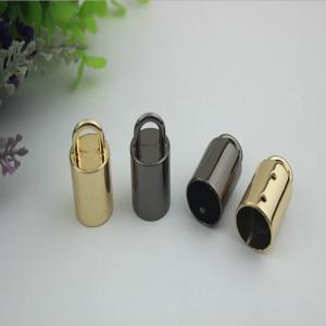 Cheap Wholesale fashion 14mm light gold zinc alloy bag hardware metal caps for tassel for sale