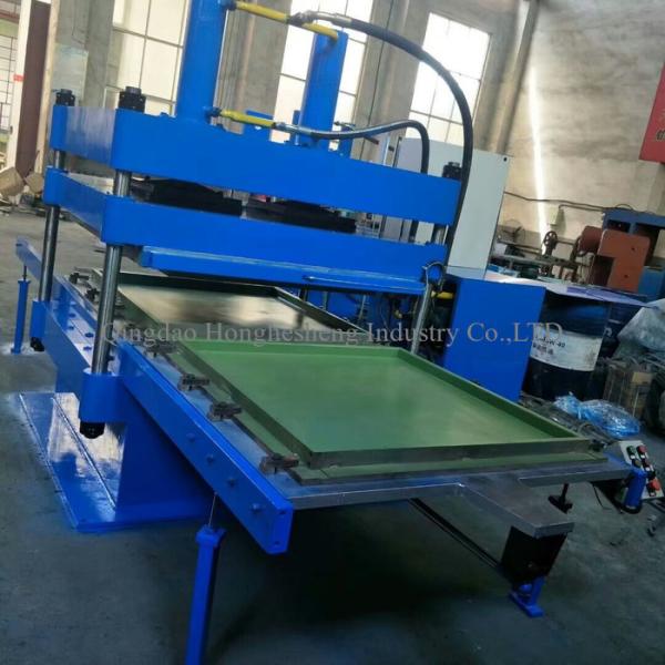 Rubber Floor Tile Making Machine Rubber Tile Vulcanizing Press Machine For Moulding