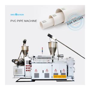China PVC UPVC PE PP Pipe Making Machine Automatic With 37kW Power on sale