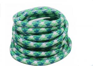 China 100% Polyester Elastic Cord String Colorful Braided Rope Logo Printed on sale
