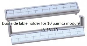 China Plastic hinged label holder for krone type LSA module 10 pairs on sale