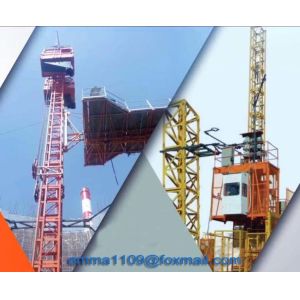 Cheap SC50 Single Cage Passenger Elevator for Tower Cranes Height 500KG Load Capacity for sale