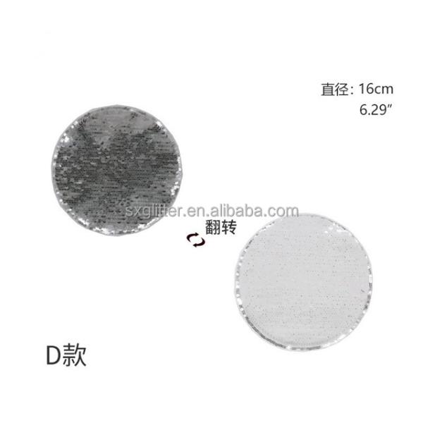 Other Holiday Supplies Custom PET Mirror Sequin Patches for Women's Dresses