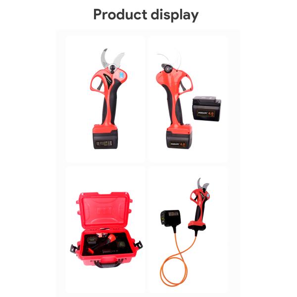 SWANSOFT Electric Pruning Shears Progressive Finger Protect Pruner