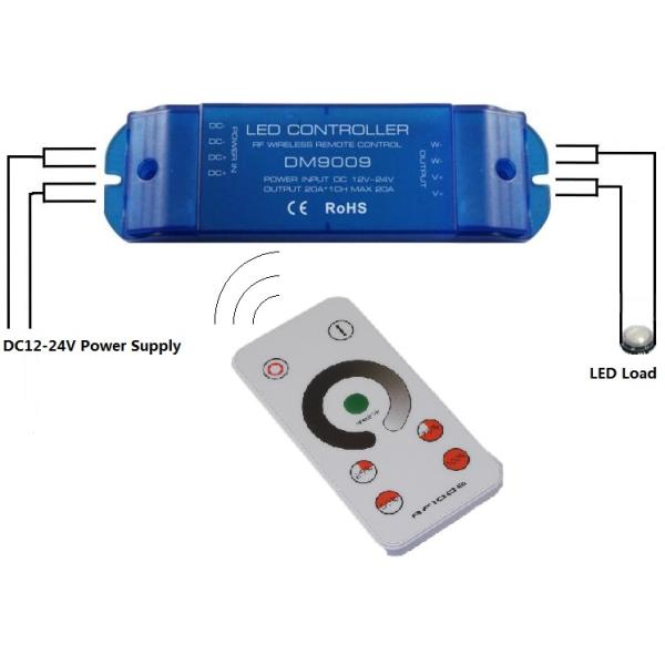 Max 20A Single Channel RF Wireless LED Controller With Automatic Memory Function