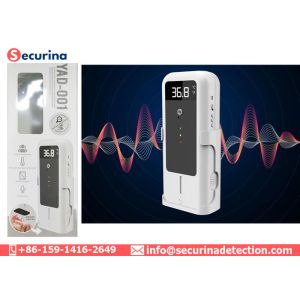 Cheap 4AA Battery Power Supply Touchless Infrared Thermometer Sterilization Dispenser with Tripod Mount Holder for sale