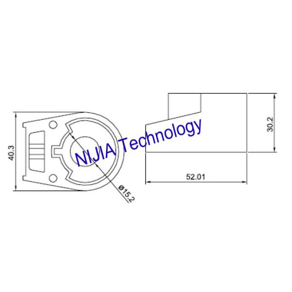 High Pressure Normally Open Solenoid Valve Coil AC220V 18VA Terminal wiring