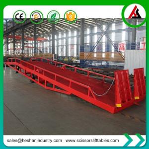 Cheap 10 Ton 12 Ton Hydraulic Loading Dock Lift Hydraulic Mobile Forklift Ramp for sale