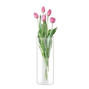 Cheap Clear Borosilicate Tall Glass Vase Cylinder For Wedding Household for sale