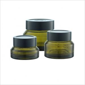 Cheap Cream Cosmetic Glass Bottle 15ml 30ml 50ml Glass Cream Jars Cosmetics For Skincare for sale