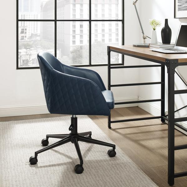 Luxury Aluminum Rotary Hotel PU Leather Chair Customized Hair Salon Makeup Chair