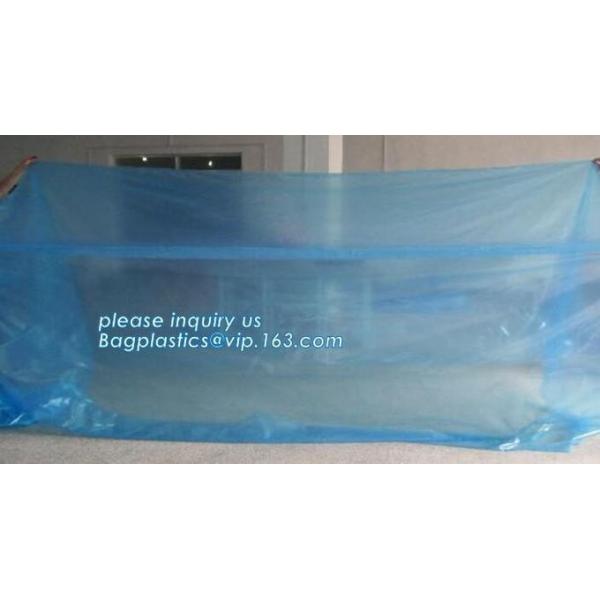 top covers clear plastic window covers printed pallet covers, Jumbo PE Plastic Type Reusable Pallet Cover, Gusseted Side