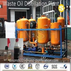 China 380V 3P Recycled Waste Oil Vacuum Distillation Machine on sale