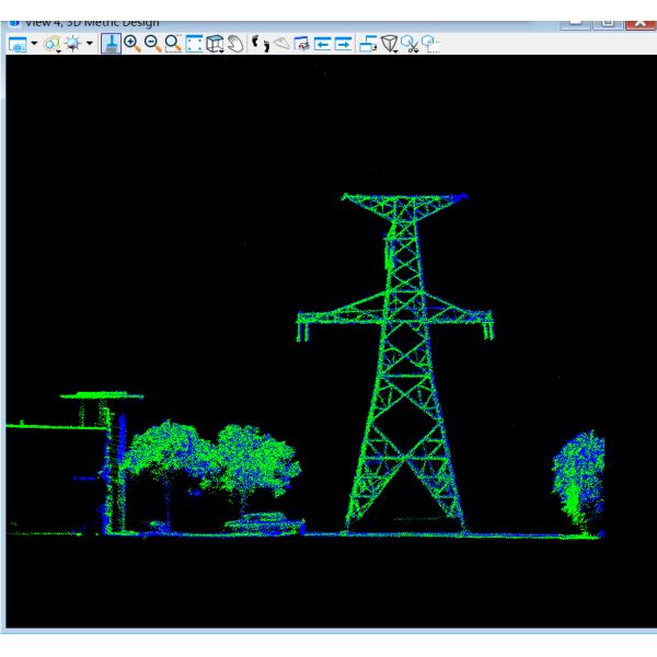 GS-260F RTK Model Drone LiDAR Scanner HESAI Pandar40P Multi Platform Free Trajectory Processing