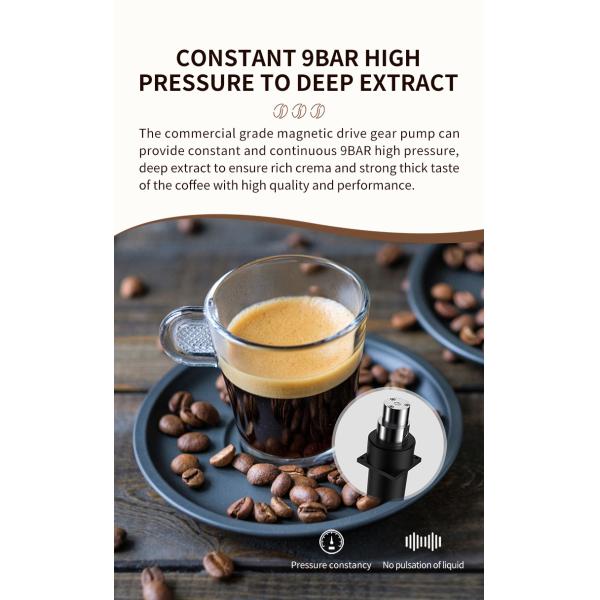 Cappuccino Latte Tabletop Coffee Vending Machine Close Loop Control With IOT Function