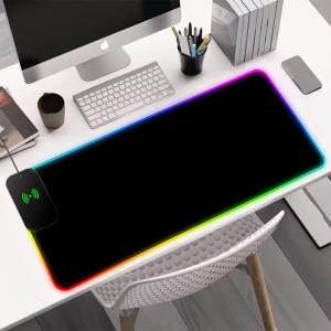 Cheap Colorful RGB Gaming Mouse Pad Wireless Charging Waterproof Mouse Pad XXL 800*300*4mm for sale