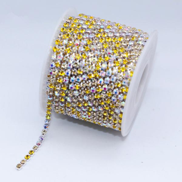 Thousand Choices Offered Eco-Friendly Ab Crystal Roll Home Parties DIY Decorate with Glass Cloth Plastic Materials Supplies