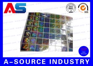 Cheap Anti Fake Hologram Security Stickers , Printing 3d Hologram Security Labels Tamper Proof for sale
