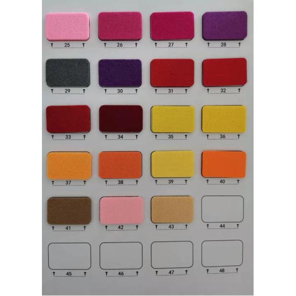 Custom Laser Printing Wool Felt Bags , Open Type Felt Glasses Pouch