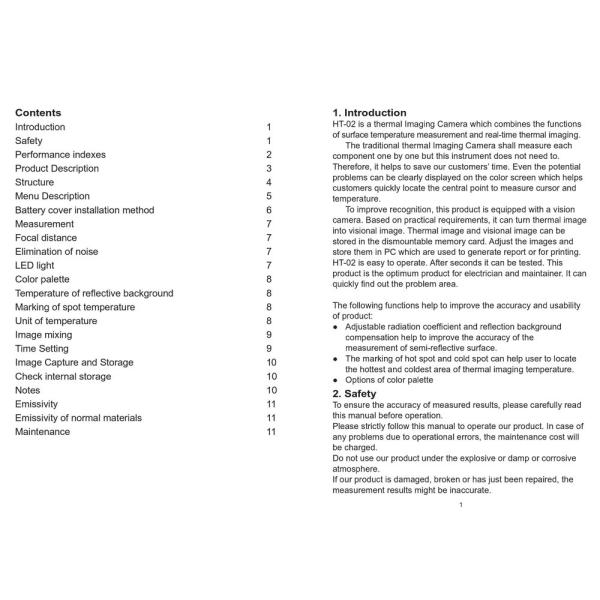 Professional Handheld Thermometer Thermal Imaging Camera Portable Infrared Thermometer IR Thermal Imager Infrared Imagin