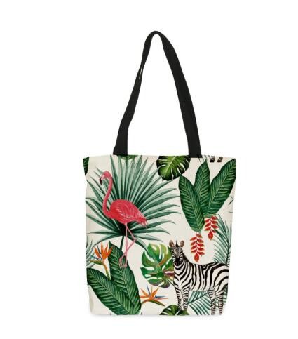 Custom silk screen printed Cotton material handle style blank natural cotton canvas bag without logo bagplastics bagease