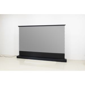 Cheap Floor Rising Screen 90-130inch motorized projection screen compatible with ultra short throw laser projectors for corporate meeting rooms for sale