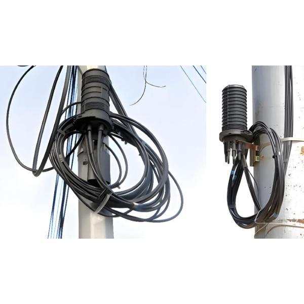 Dustproof Fiber Optic Splice Closure Vertical Waterproof Protective