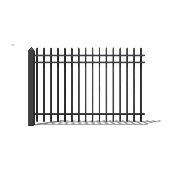 1.2mm-2.5mm 4 Foot Wrought Iron Fence For Home And Garden