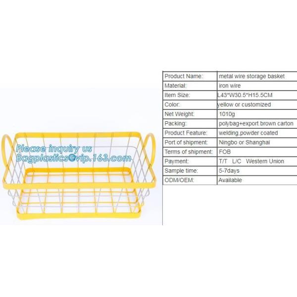 Metal Wire 3 Tier Wall Mounted Kitchen Fruit Produce Bin Rack / Bathroom Towel Baskets/File Organizer Rack, wire functio