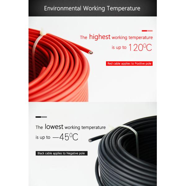 Single core conduit dc solar cable 4sqmm stranded conductor 250m per roll