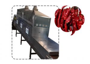 China High Effect Microwave Chili Drying Machine With Keep The Original Nutrition / Color on sale