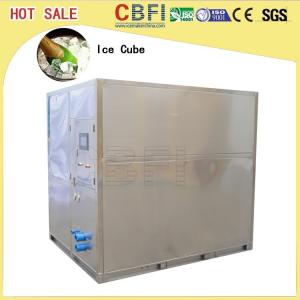 China Less Power Consumption Cube Ice Maker / Small Ice Machine Business 20 Tons on sale