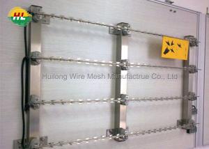 China 10m Concertina Razor Wire Fence , ASTM 1400MPA Razor Blade Fencing on sale
