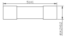 JASO-D622 Electric Vehicle Fuses , 400A Energy Storage Fuse
