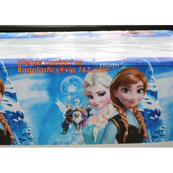 Hello Kitty Party Supplies Plastic Tablecloth kids Birthday Decoration Baby Shower For Kids Girls, 1pcs spiderman theme