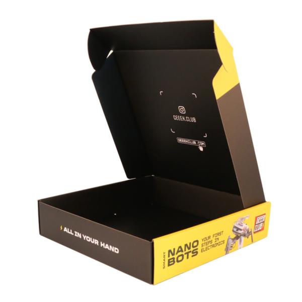 Spot UV Cardboard Package Boxes PDF Electronics Cardboard Box Both Sides Printed