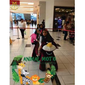 Cheap Hansel 150kg bearing capacity fun plush kids ride on walking toy animals for sale for sale