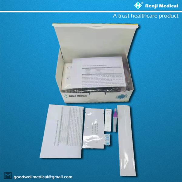 Colorimetric Rapid COVID 19 Testing Kit , 15 minutes Lateral Flow Test Home Kit