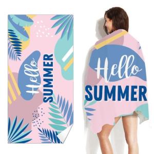 Cheap Custom Logo Beach Towel Personalized Photo Design Text Name Beach Towel for Kids Men Women Sand Free Quick Dry Bath for sale