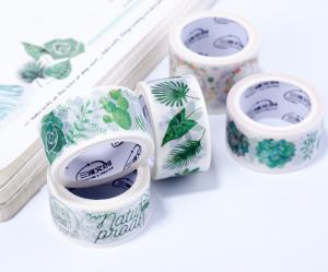 China Custom Printed Colored Rice Paper Decorative Waterproof Adhesive washi Masking Tape on sale