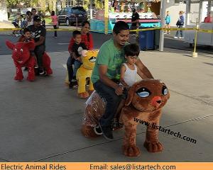 Animals Zippy Rides on Toy, the Square Children's Entertainment Equipment for Sale